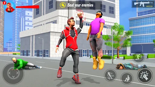 Flying Rope Fighter: Spider 3D | Permainan | XWorld