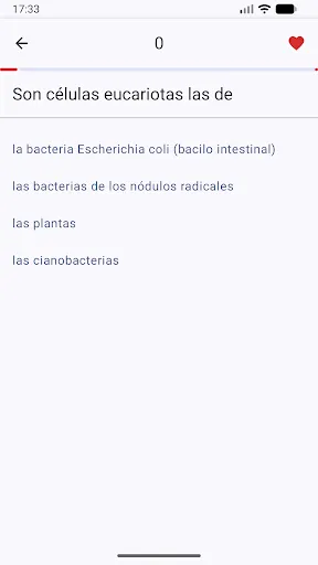 Cuestionario de Biología | juego | XWorld