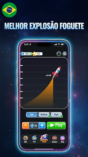 Crash Rocket - Win & Crash | Jogos | XWorld