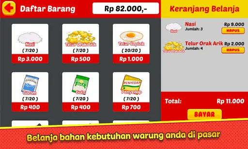 Warung Nasi Goreng | Permainan | XWorld