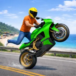 XWorld | Moto Wheelie: Traffic Bike 3D