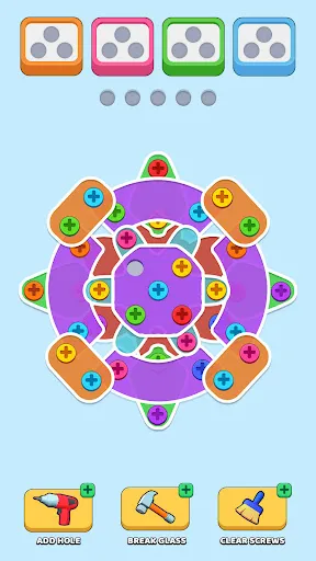 คลายหมุด: จัดเรียงสกรู | เกม | XWorld