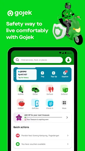 Gojek - Transportasi & Makanan | Permainan | XWorld