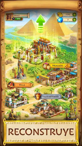 Jewels of Egypt: ¡combina 3! | juego | XWorld