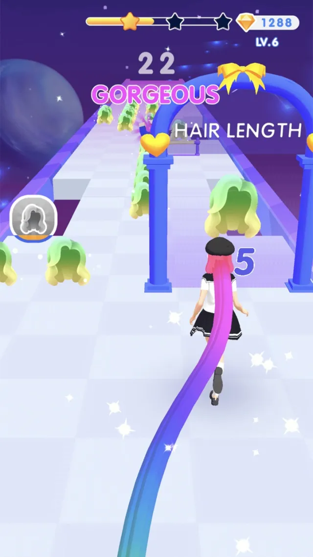 Танцующие волосы: Одень | Игры | XWorld