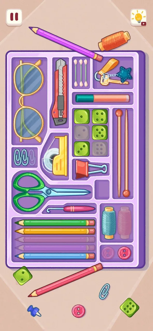 Satisfying Organize Mini games | Permainan | XWorld