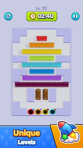 Spring Slide - Color Sort Game | Jogos | XWorld