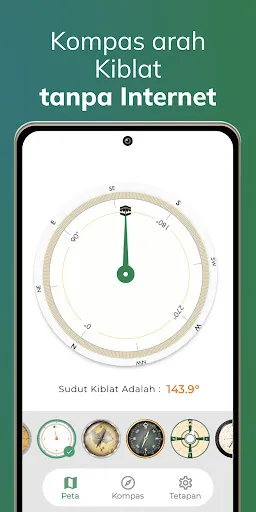 Arah Kiblat 100% Qibla Finder | Permainan | XWorld