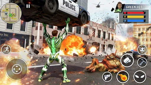 Flying Rope Hero: City Fighter | 游戏 | XWorld Flying Rope Hero: City Fighter | 游戏 | XWorld
