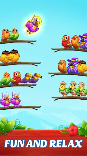 Jungle Bird Sort | Games | XWorld