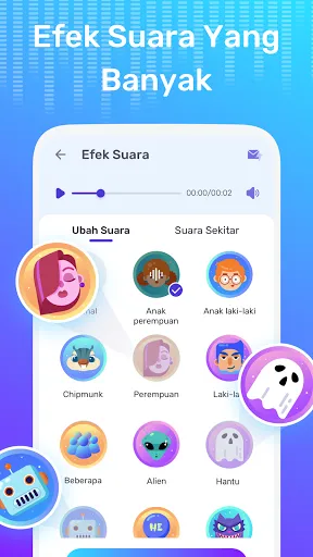 Pengubah Suara dengan Efek | Permainan | XWorld