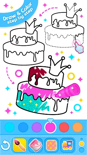 Coloring Meal for Kids Game | Games | XWorld