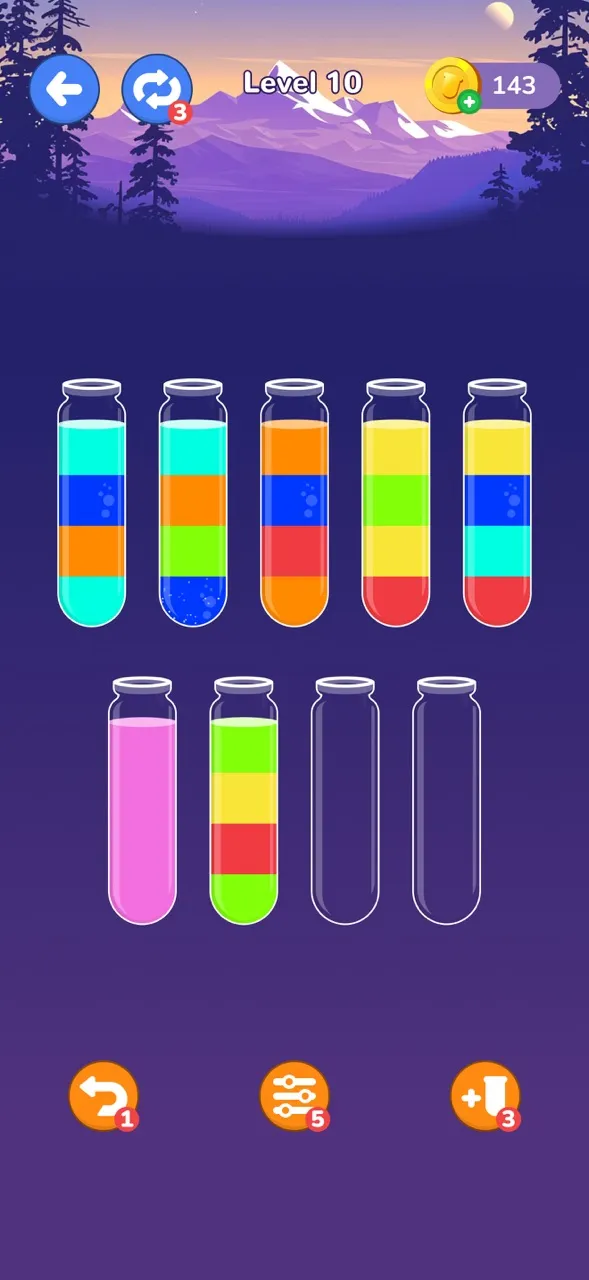 Color Water Sort | 游戏 | XWorld