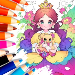 XWorld | Cute Princess Coloring Game