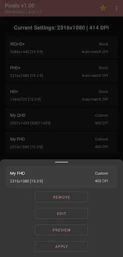Pixels: Resolution+DPI Changer | Games | XWorld
