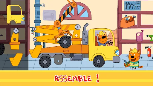 Kid-E-Cats Cars, Build a house | Games | XWorld