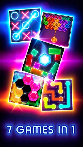 Tic Tac Toe Glow: 2 Players | Jogos | XWorld