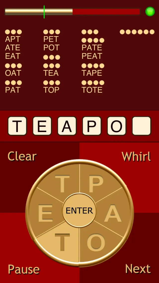 Whirly Word | Permainan | XWorld