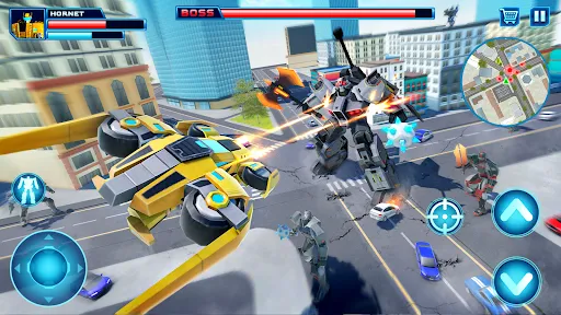 Robot Car Transform Fight Game | 游戏 | XWorld
