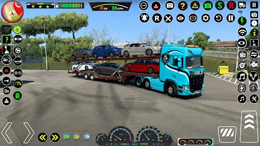 trailer truk pengangkut mobil | Permainan | XWorld