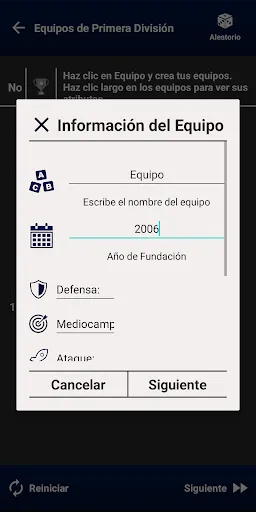 Creador de la Liga de Fútbol | juego | XWorld