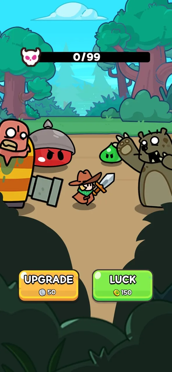 Lucky Heroes!: Game Bertahan | 游戏 | XWorld