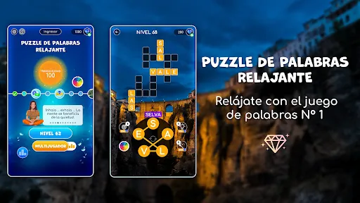 Puzzle de Palabras Relajante | juego | XWorld