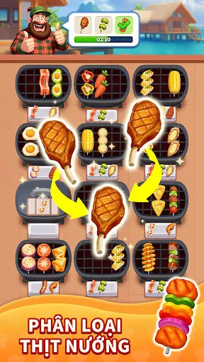 Grill Match - Xếp Thực Phẩm | Games | XWorld
