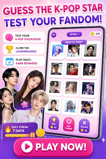 Kpop Idol Quiz : Kpop Trivia | Permainan | XWorld