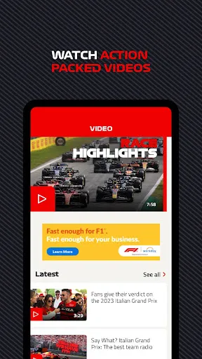 Official F1 ® App | juego | XWorld