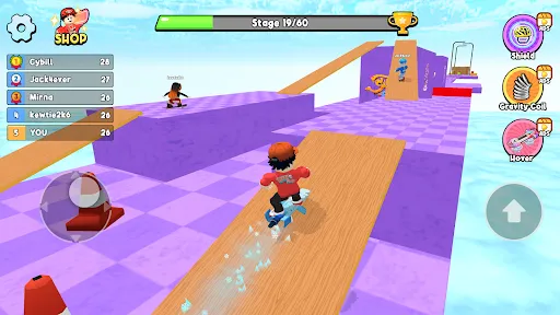 Obby Skateboard: Easy Parkour | Permainan | XWorld