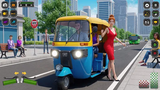 City Tuk Tuk Rickshaw Game 3D | 游戏 | XWorld