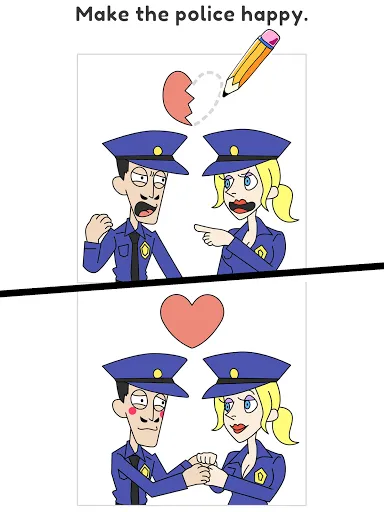 Draw Happy Police - Draw Games | เกม | XWorld