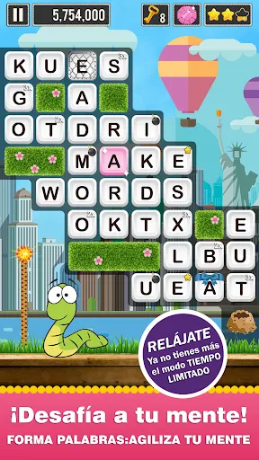 Gusano Palabras: Todo el Mundo | juego | XWorld
