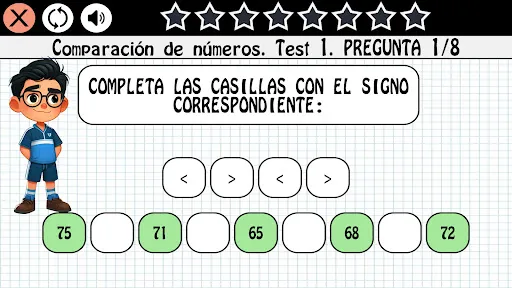 Matemáticas 7 años | juego | XWorld