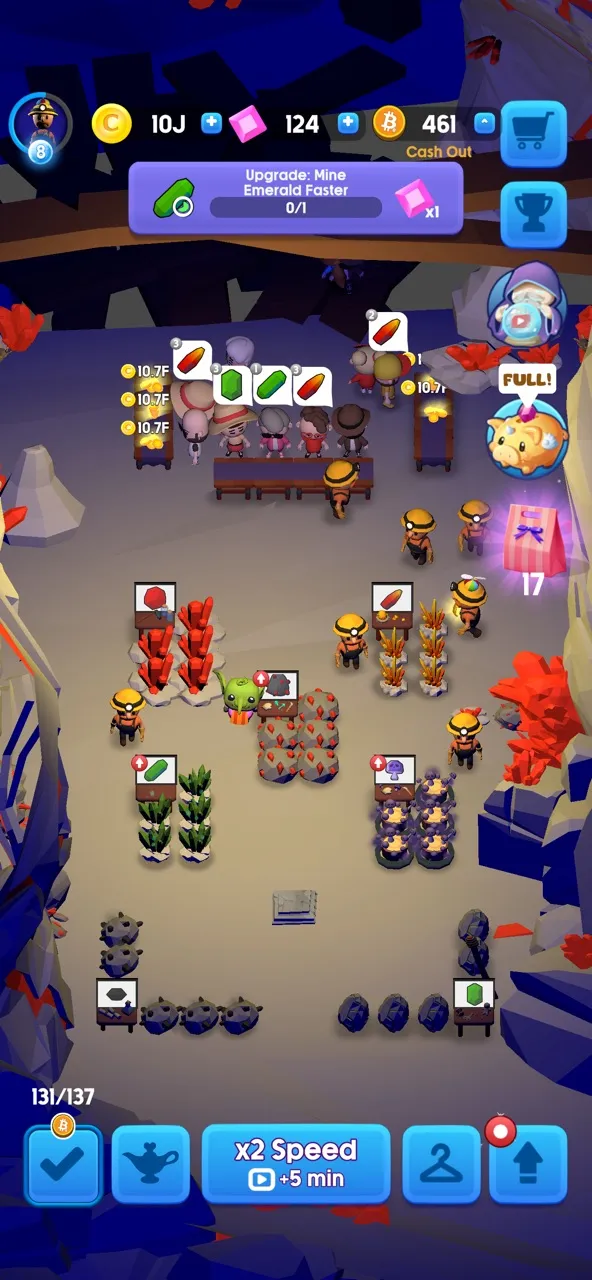 Idle Mine! Earn Real Bitcoin | 游戏 | XWorld