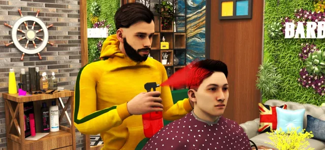 barbearia cortes de cabelo sim | 游戏 | XWorld