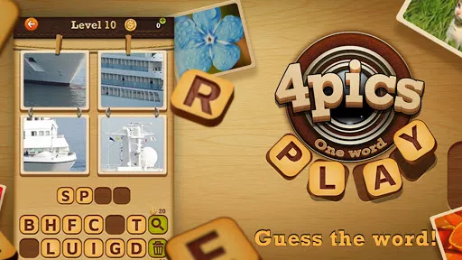 4 Pics Puzzle: Guess 1 Word | Games | XWorld