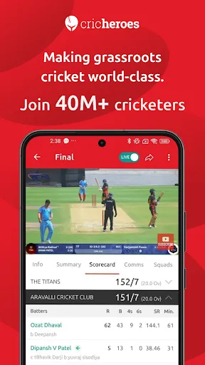 CricHeroes-Cricket Scoring App | Games | XWorld