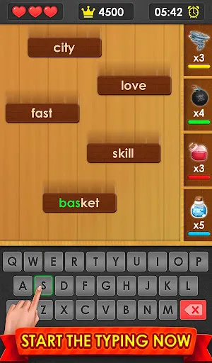 Typing Master Word Typing Game | Games | XWorld