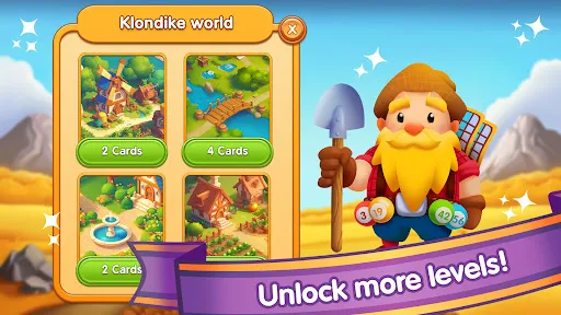 Bingo Card Klondike Adventures | เกม | XWorld