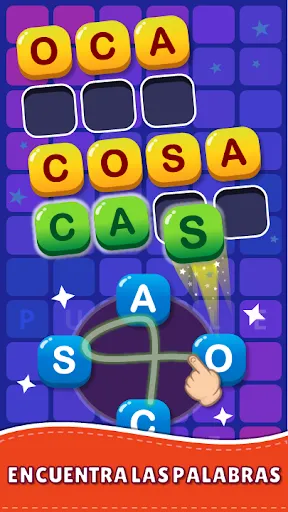 Busca Palabras Conectadas | juego | XWorld