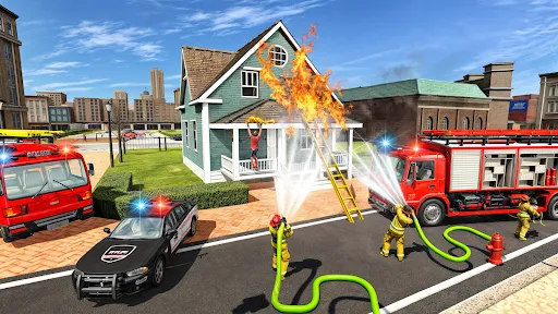 Fire Truck Rescue Simulator 3D | Games | XWorld