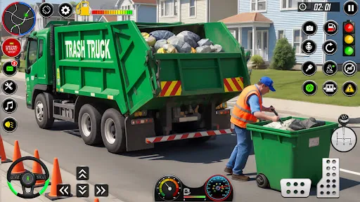 Garbage Truck Simulator Games | Permainan | XWorld