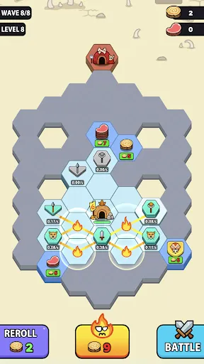 Hex Clash - Merge Battle | Permainan | XWorld