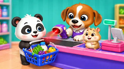 Panda's Supermarket Adventure | Games | XWorld