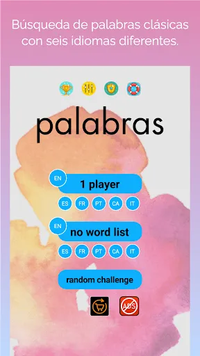 busca palabras: sopa de letras | juego | XWorld