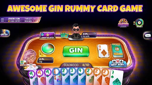 Gin Rummy Stars - Card Game | Games | XWorld