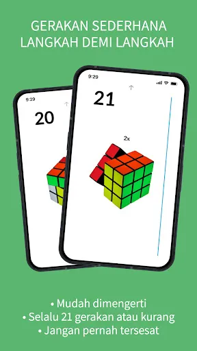 Rubik's Cube Solver | 21Moves | Permainan | XWorld Rubik's Cube Solver | 21Moves | Permainan | XWorld