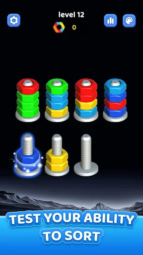 Nuts Bolt Sort - Screw 3D | Permainan | XWorld